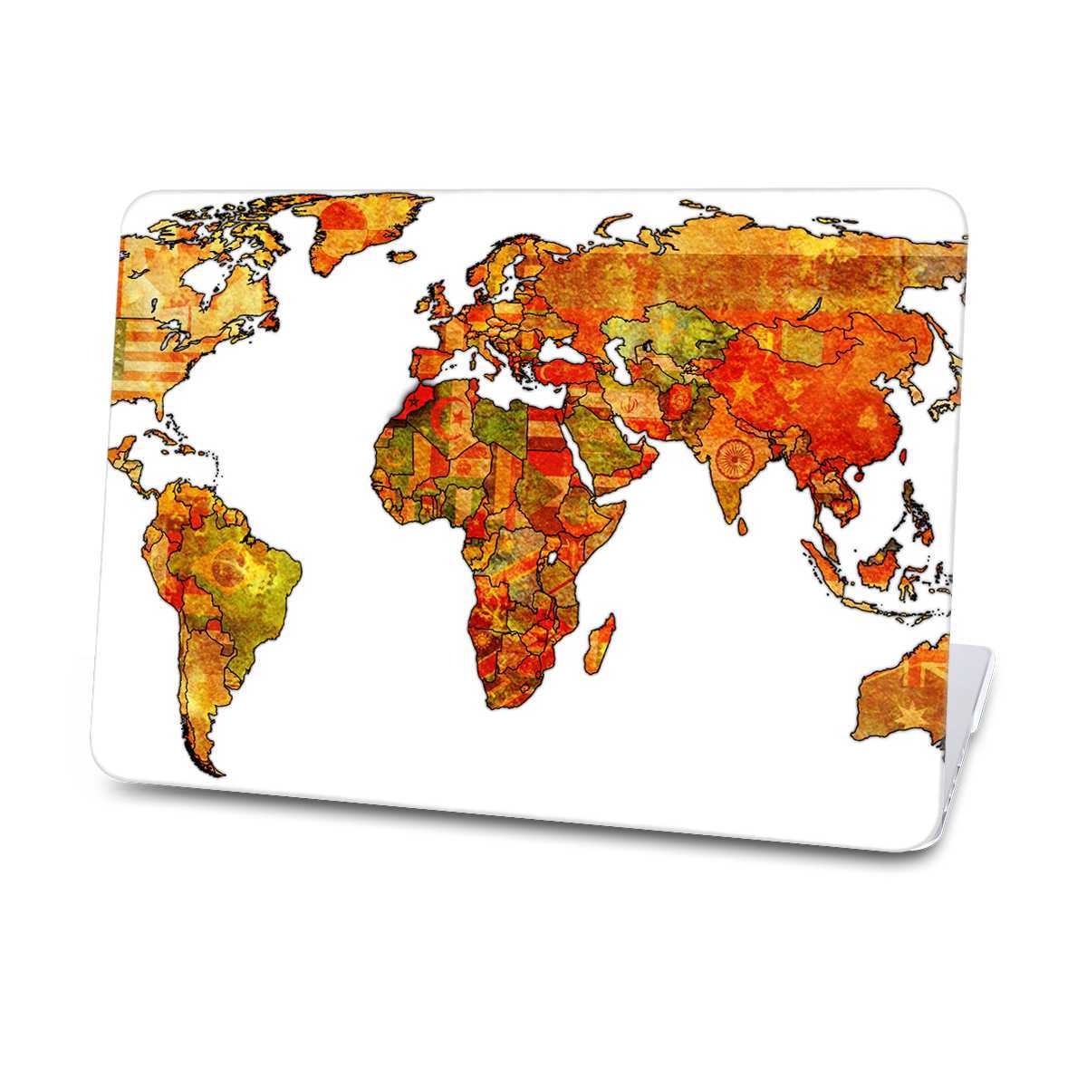 worldmap macbook case