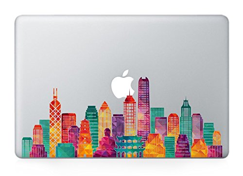Hong Kong skyline macbook decals