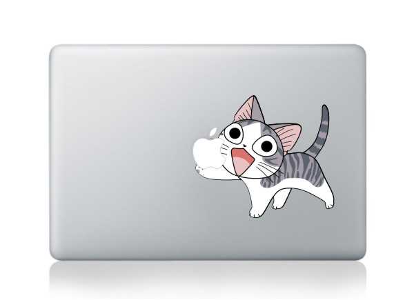 cute cat macbook decals