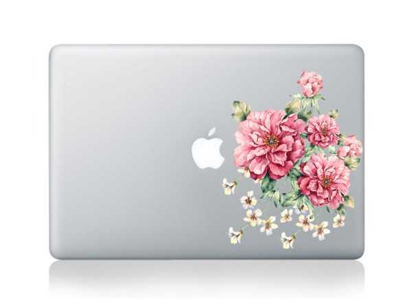 flower macbook decals
