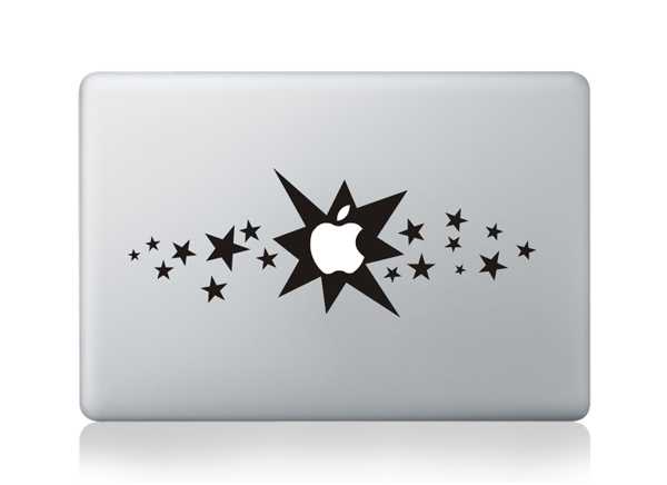 star macbook decals