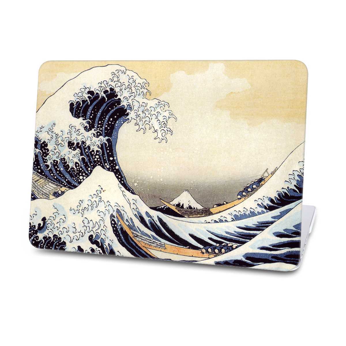 sea wave macbook case