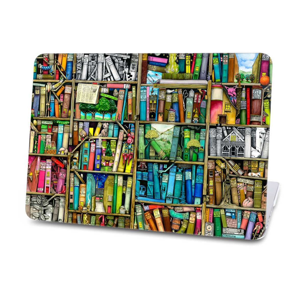bookshelf macbook case