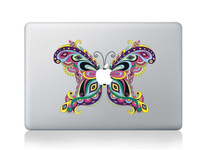 butterfly macbook decals